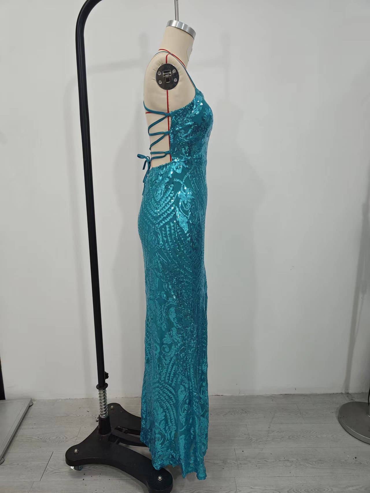Sequins gown cocktail prom party dress