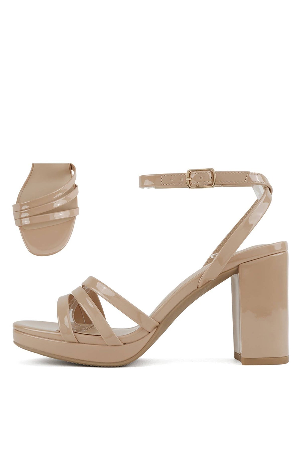 STRAPPY PLATFORM BLOCK HEEL, F-MELINA