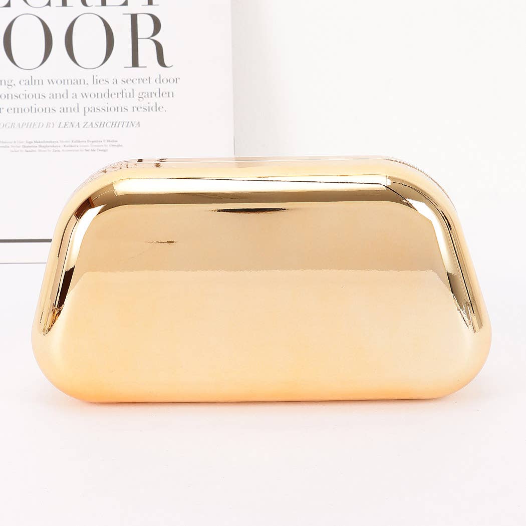 Z Clutch- Metallic Acrylic Party Clutch