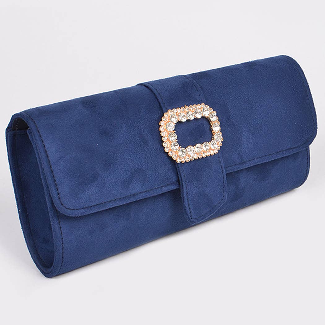 Z Clutch- Suede Small Clutch