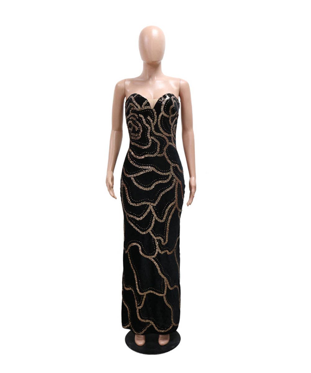 Strapless Sweetheart Bodycon Dress
