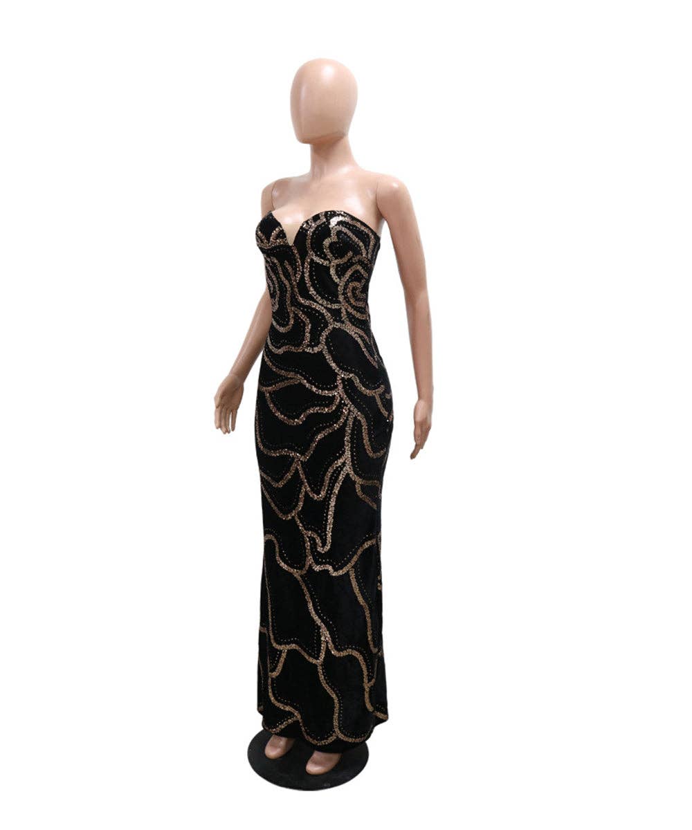 Strapless Sweetheart Bodycon Dress
