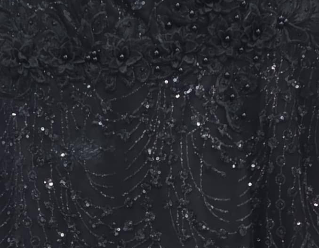Cap Sleeves and V-Neckline Prom Dress