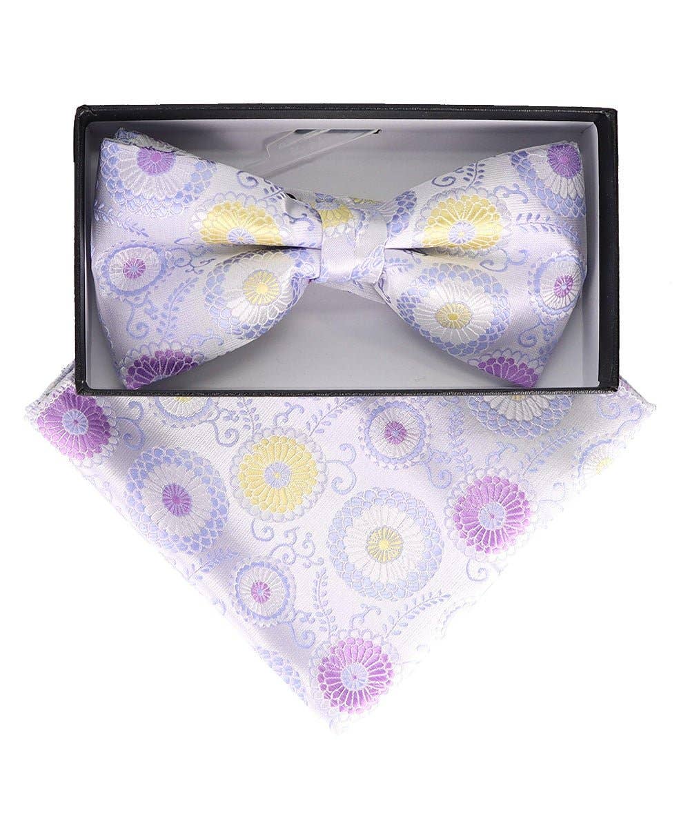 Bow Tie & Pocket Square - Design - Floral