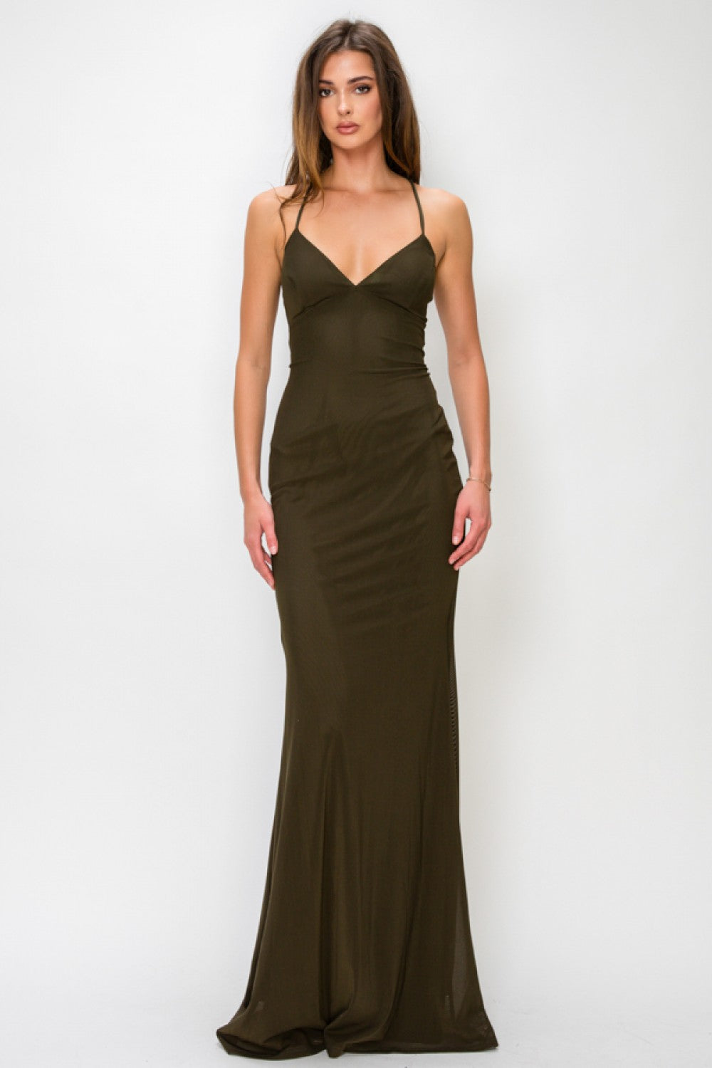 Premium Mesh Mermaid Maxi