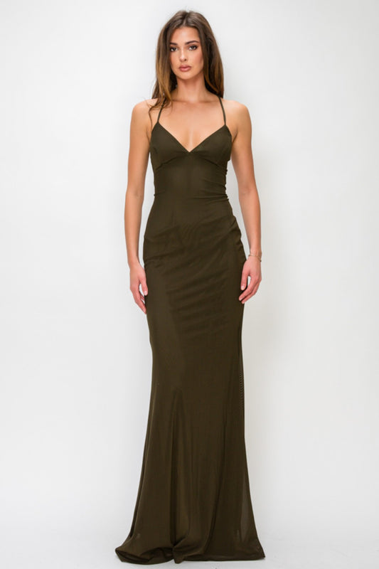 Premium Mesh Mermaid Maxi