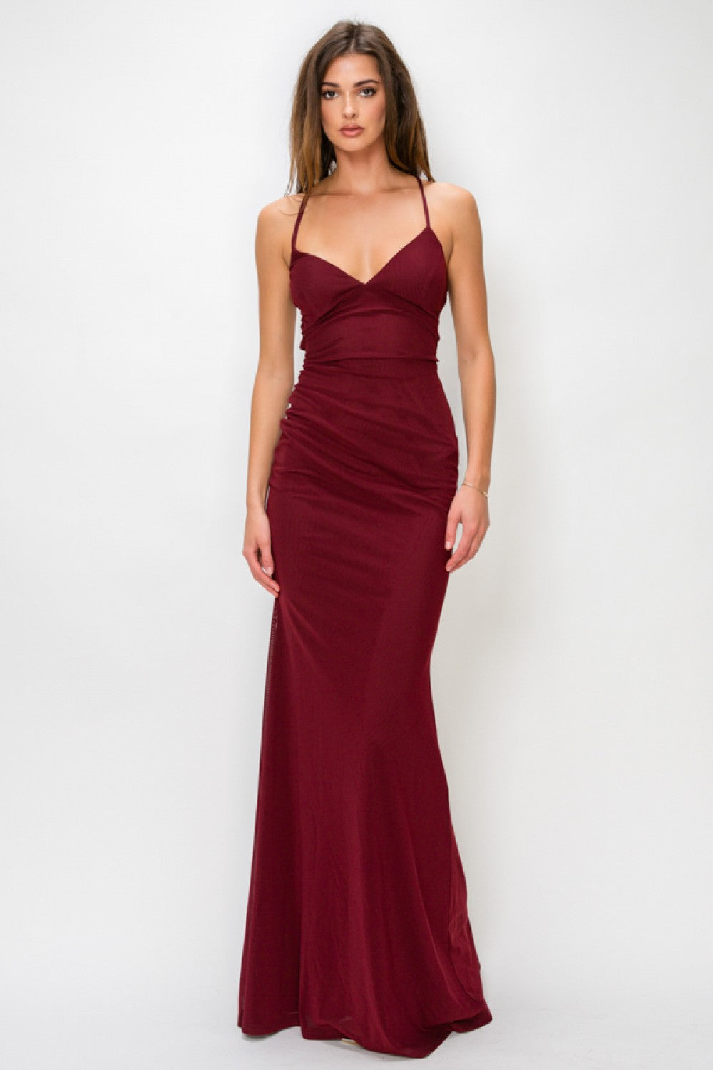 Premium Mesh Mermaid Maxi