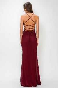 Premium Mesh Mermaid Maxi