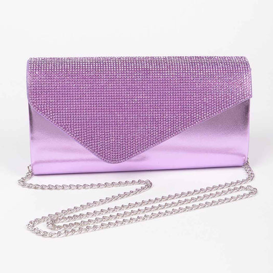 Z Clutch- Rhinestone Party Clutch