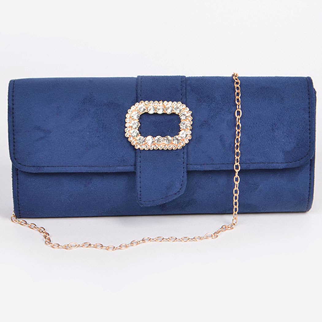 Z Clutch- Suede Small Clutch