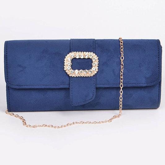 Z Clutch- Suede Small Clutch