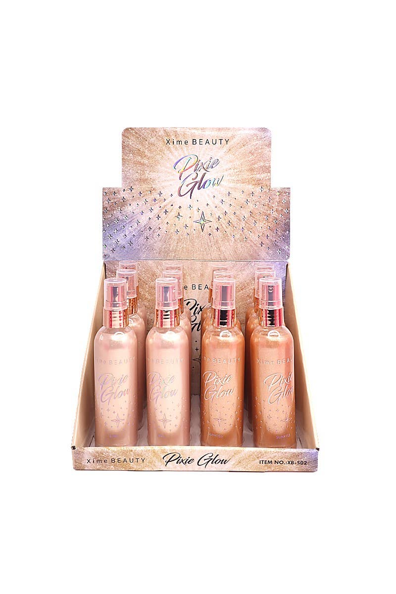 Xime XB-S02 Pixie Glow Gold Body Simmer Spray - 12pc